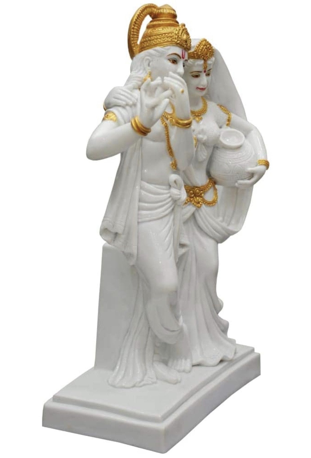 Krishna-Radha Marble Statue - shopgiftsworld